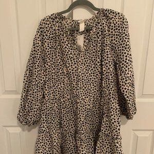 H&M Long Sleeve Dress with Balloon Sleeve